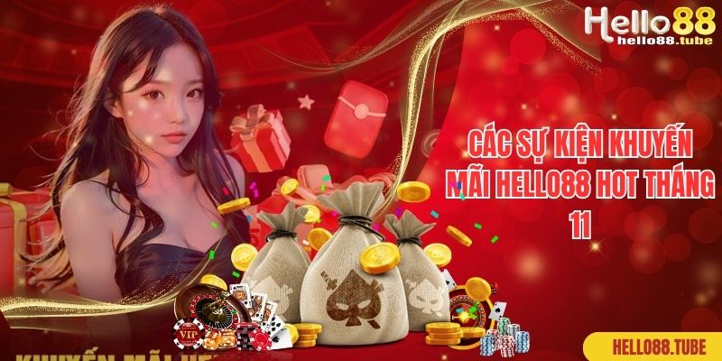 Các sự kiện khuyến mãi Hello88 hot tháng